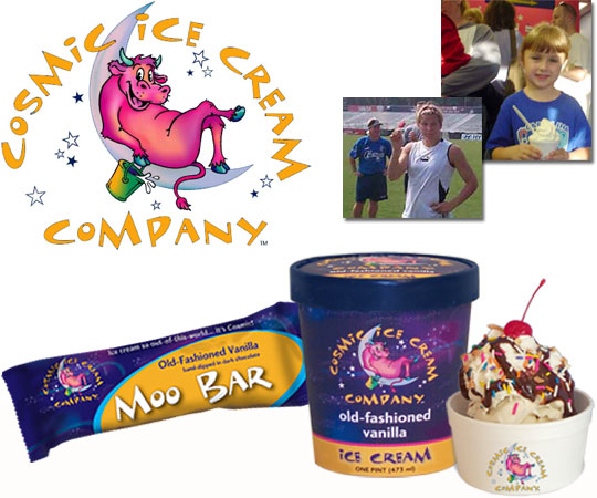 Branding and Packaging for Cosmic Ice Cream Company