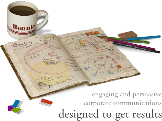 Engaging and persuasive corporate communications designed to get results... golden dog
