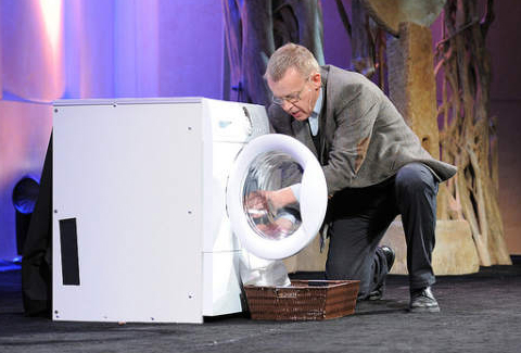 Professor Hans Rosling, at TEDWomen in Washington DC in December 2010